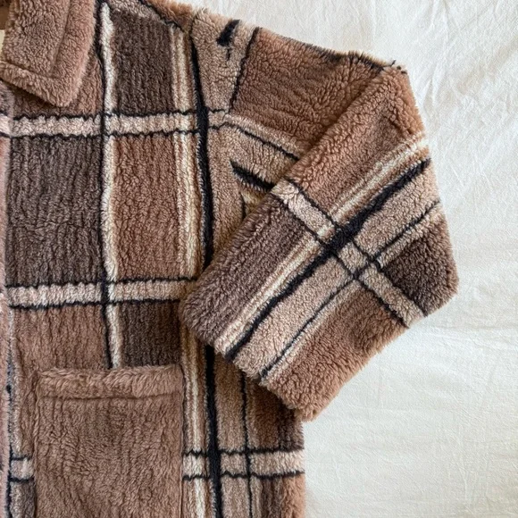 RARE Dôen Heirloom Easton Coat in Charcoal Sierra Plaid - Picture 3 of 16